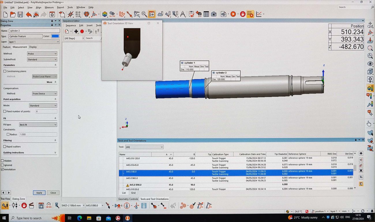 PolyWorks® Inspector software is used across all metrology platforms at CMS Cepcor - the LK CMM, two portable measuring arms and a robot-mounted optical scanner.